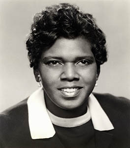 Picture of the young Barbara Jordan
