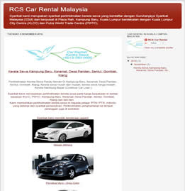 RCS Car Rental Malaysia