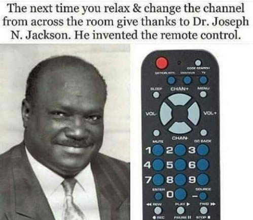 Picture depicting the inventor of Remote Control